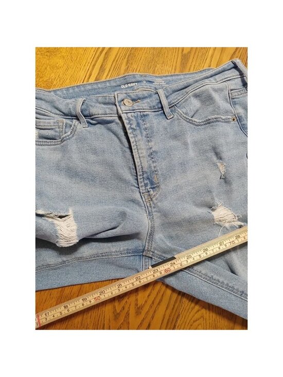 OLD NAVY Jeans Womens 12P ROCKSTAR HIGH RISE Pants Used Summer Denim - Picture 4 of 8